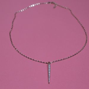 A spear shape necklace